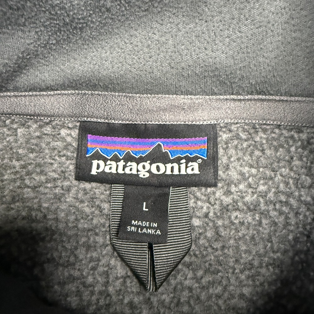 Patagonia Better Sweater Mens Large Gray Full Zip Fleece Long Sleeve Outdoor - Picture 5 of 11